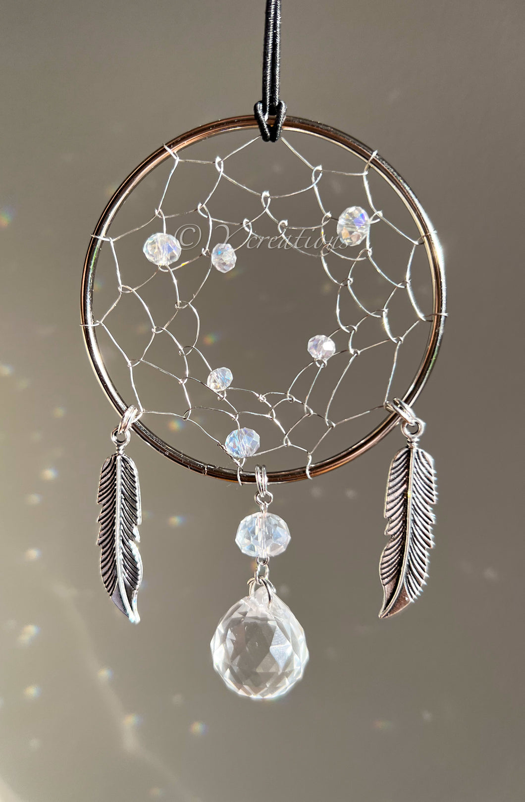 Silver Suncatcher Dreamcatcher