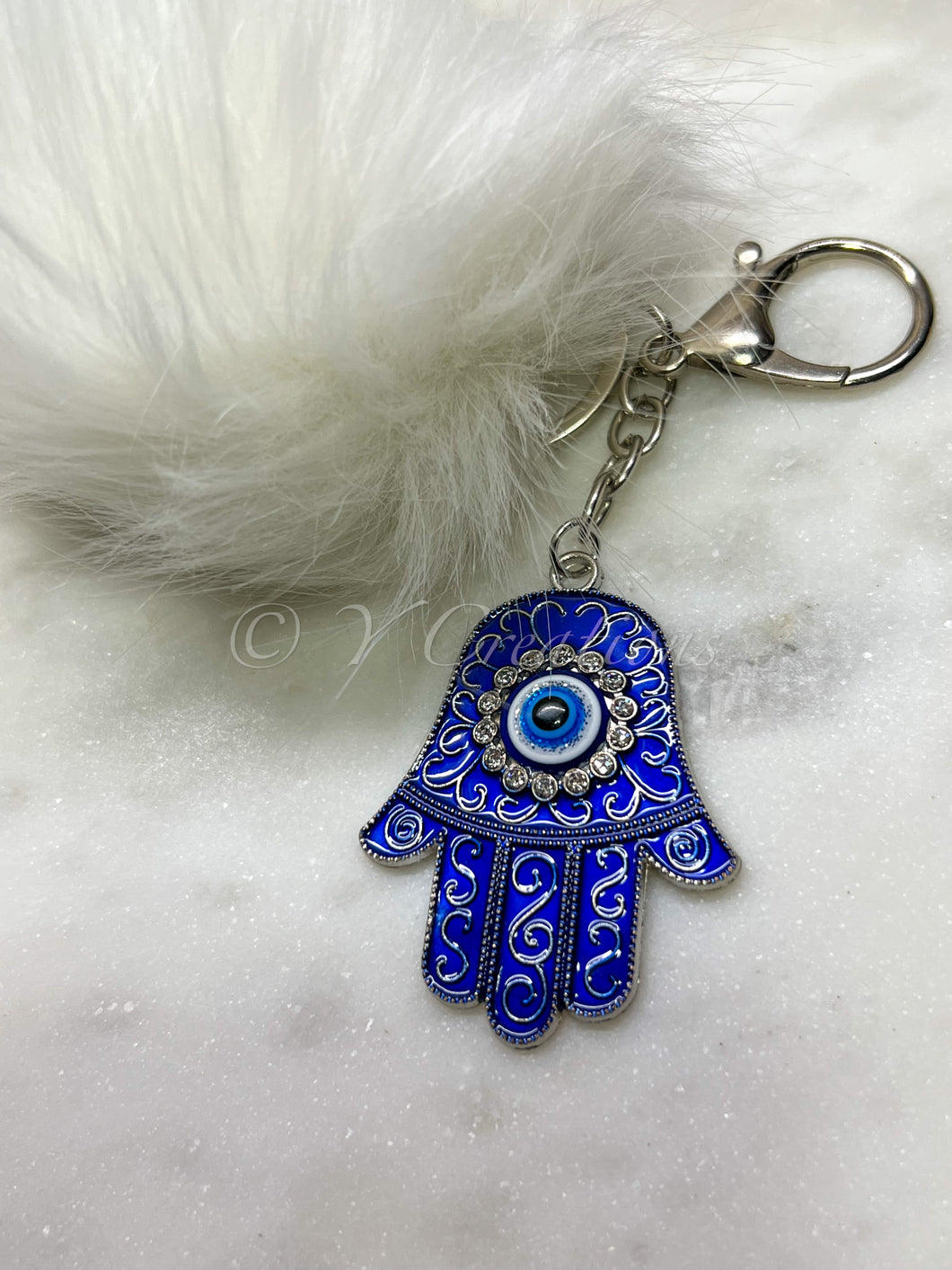 Evil Eye/Hamsa Keychain