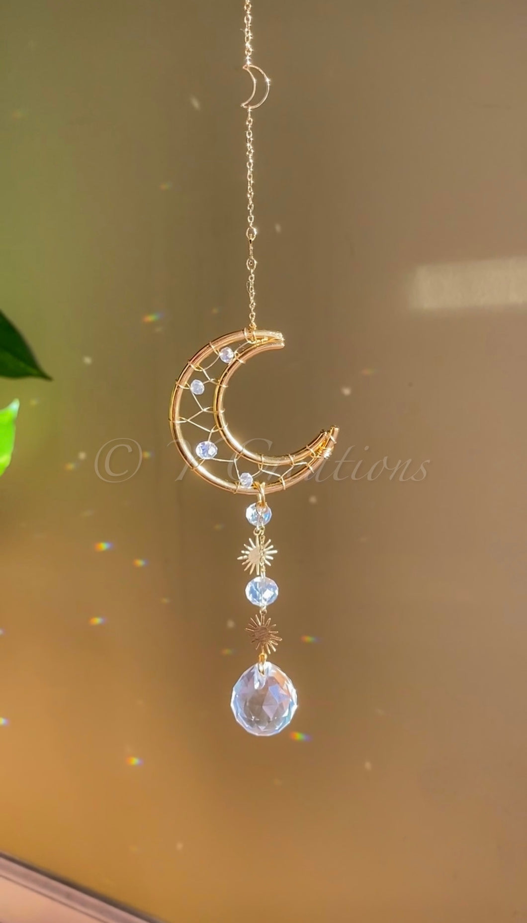 Car Moon Suncatcher